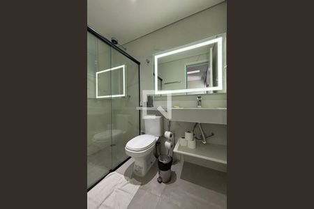 Banheiro social de apartamento à venda com 1 quarto, 32m² em Leblon, Rio de Janeiro