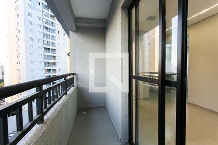 Varanda do Studio de kitnet/studio para alugar com 1 quarto, 54m² em Chácara Seis de Outubro, São Paulo