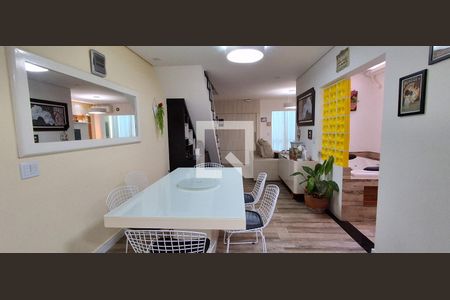 Sala de Jantar de casa de condomínio à venda com 3 quartos, 194m² em Vila Valparaíso, Santo André