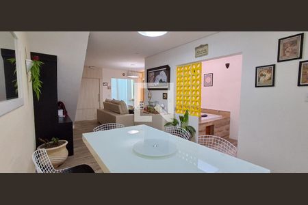 Sala de Jantar de casa de condomínio à venda com 3 quartos, 194m² em Vila Valparaíso, Santo André