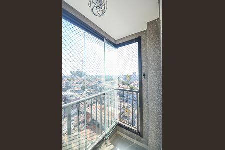Sacada Sala de apartamento à venda com 2 quartos, 43m² em Vila Santa Luzia, São Bernardo do Campo