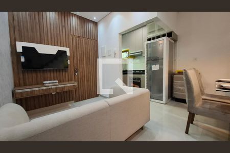 Sala de casa de condomínio à venda com 2 quartos, 120m² em Vila Príncipe de Gales, Santo André