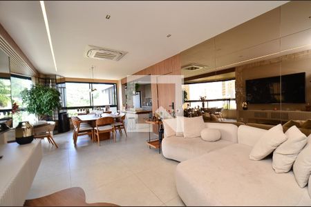 Sala de apartamento para alugar com 4 quartos, 150m² em Mangabeiras, Belo Horizonte