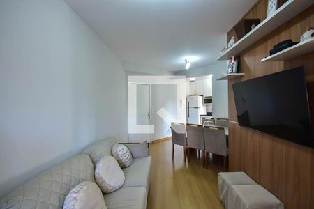 Sala de apartamento à venda com 2 quartos, 57m² em Vila Sonia do Taboao, Taboão da Serra