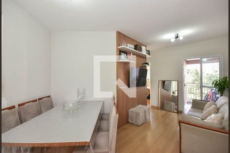 Sala de apartamento à venda com 2 quartos, 57m² em Vila Sonia do Taboao, Taboão da Serra
