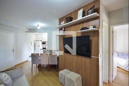Sala de apartamento à venda com 2 quartos, 57m² em Vila Sonia do Taboao, Taboão da Serra