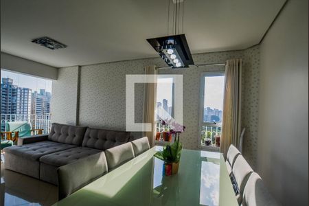 Sala de apartamento à venda com 3 quartos, 80m² em Jardim, Santo André