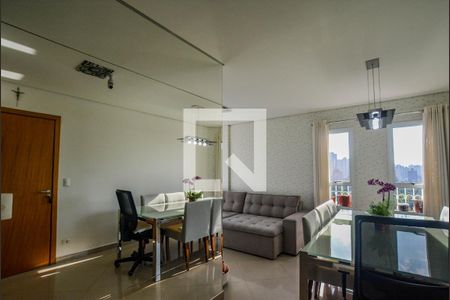 Sala de apartamento à venda com 3 quartos, 80m² em Jardim, Santo André