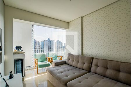 Sala de apartamento à venda com 3 quartos, 80m² em Jardim, Santo André