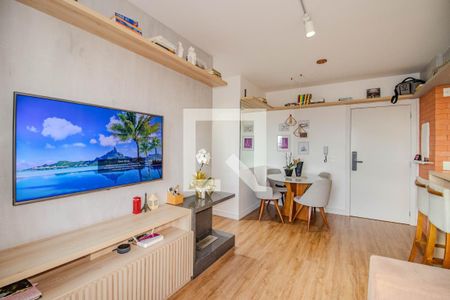 Sala de apartamento à venda com 2 quartos, 62m² em Navegantes, Porto Alegre