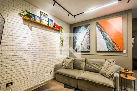 Sala de apartamento à venda com 2 quartos, 50m² em Vila Assunção, Santo André