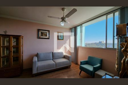 Sala de apartamento à venda com 3 quartos, 92m² em Vila Inhamupe, Jundiaí