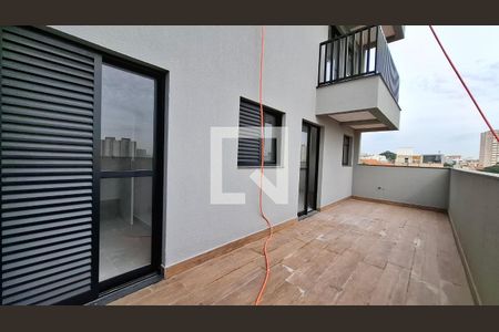 Varanda da Sala de apartamento à venda com 2 quartos, 65m² em Vila Guarani, Santo André