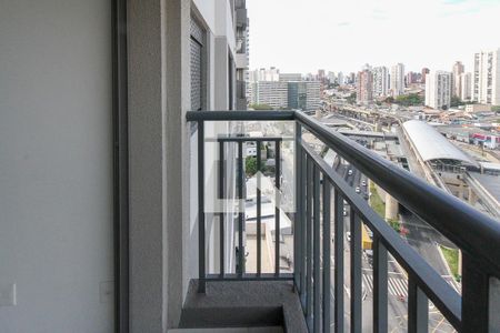 Varanda da Sala/Cozinha de apartamento à venda com 2 quartos, 43m² em Vila Prudente, São Paulo