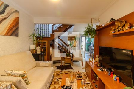 Sala de casa de condomínio à venda com 3 quartos, 258m² em Guarujá, Porto Alegre