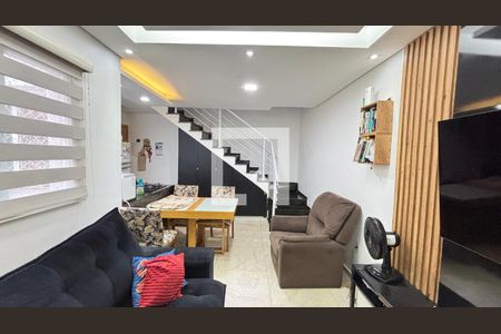 Sala - Sala de Jantar de apartamento à venda com 2 quartos, 90m² em Vila Linda, Santo André