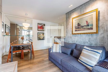 Sala de apartamento à venda com 2 quartos, 55m² em Vila Olímpia, São Paulo