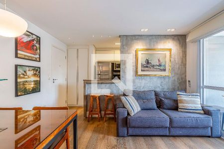 Sala de apartamento à venda com 2 quartos, 55m² em Vila Olímpia, São Paulo