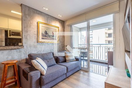 Sala de apartamento à venda com 2 quartos, 55m² em Vila Olímpia, São Paulo