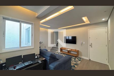 Sala - Sala de Jantar de apartamento à venda com 2 quartos, 100m² em Vila Valparaíso, Santo André