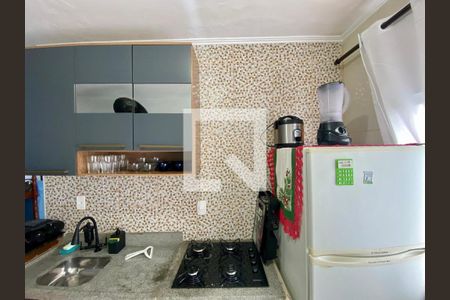 Cozinha - Torneira de kitnet/studio para alugar com 1 quarto, 30m² em Vilamar, Praia Grande