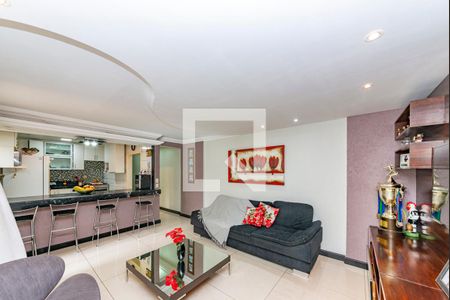 Sala de apartamento à venda com 3 quartos, 110m² em Conjunto California, Belo Horizonte