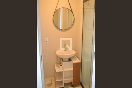 Banheiro de kitnet/studio à venda com 1 quarto, 24m² em Vila Granada, São Paulo