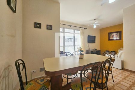 Sala de apartamento para alugar com 3 quartos, 80m² em Jardim Belmar, Guarujá