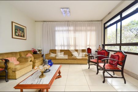 Sala de estar de casa à venda com 5 quartos, 405m² em Anchieta, Belo Horizonte