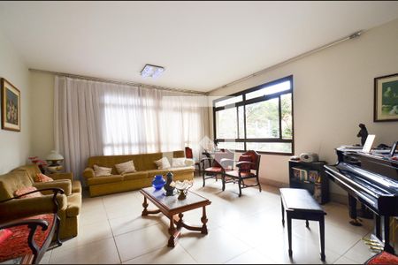 Sala de estar de casa à venda com 5 quartos, 405m² em Anchieta, Belo Horizonte