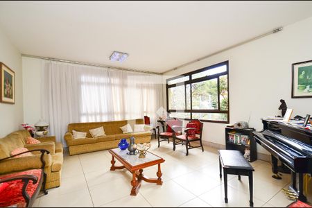 Sala de estar de casa à venda com 5 quartos, 405m² em Anchieta, Belo Horizonte