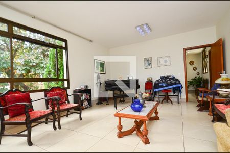 Sala de estar de casa à venda com 5 quartos, 405m² em Anchieta, Belo Horizonte