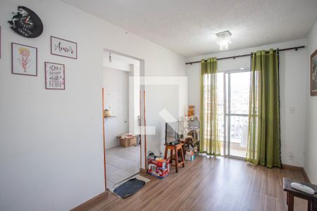 Sala de apartamento à venda com 2 quartos, 46m² em Vila Nogueira, Diadema