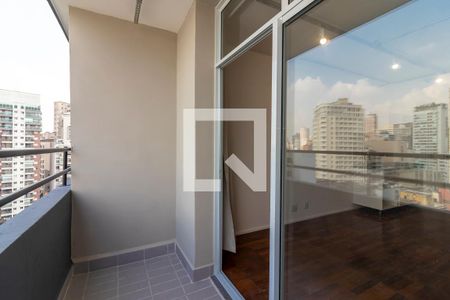 Varanda de kitnet/studio para alugar com 1 quarto, 22m² em Santa Ifigênia, São Paulo