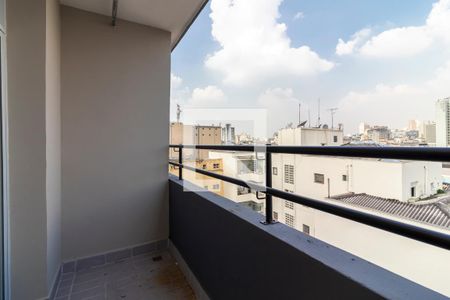 Varanda de kitnet/studio para alugar com 1 quarto, 22m² em Santa Ifigênia, São Paulo