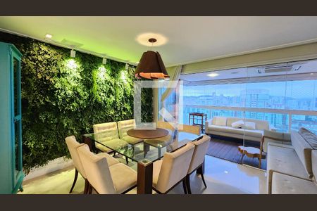 Sala de Jantar de apartamento para alugar com 4 quartos, 201m² em Embaré, Santos