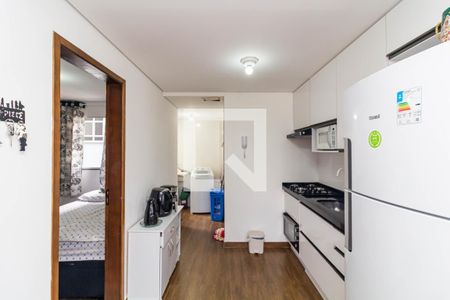 Sala-Cozinha de casa de condomínio à venda com 2 quartos, 36m² em Itaquera, São Paulo