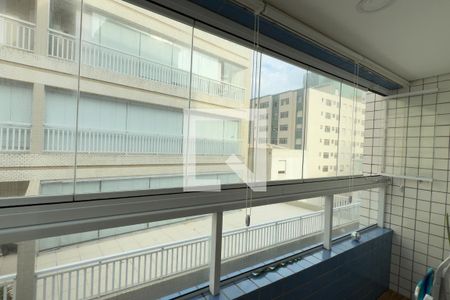 Vista da Sala de apartamento para alugar com 1 quarto, 45m² em Aviação, Praia Grande