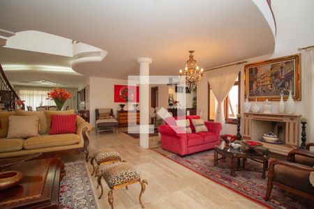 Sala de casa para alugar com 4 quartos, 400m² em City América, São Paulo