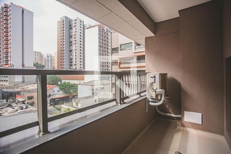 Varanda de kitnet/studio para alugar com 1 quarto, 27m² em Vila Clementino, São Paulo