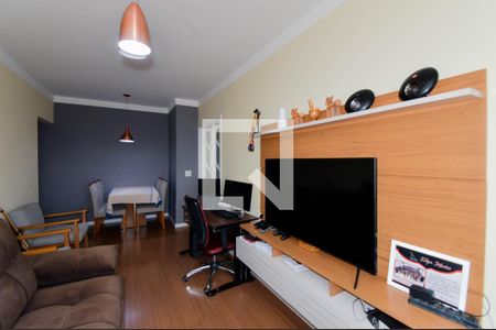 Sala de apartamento à venda com 1 quarto, 55m² em Vila Galvão, Guarulhos