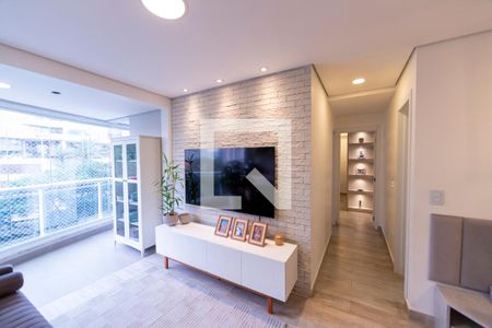 Sala de apartamento à venda com 2 quartos, 70m² em Empresarial 18 do Forte, Barueri