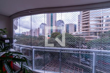 Varanda da Sala de apartamento à venda com 2 quartos, 70m² em Empresarial 18 do Forte, Barueri