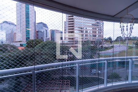 Varanda da Sala de apartamento à venda com 2 quartos, 70m² em Empresarial 18 do Forte, Barueri