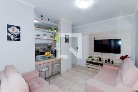 Sala de apartamento à venda com 2 quartos, 50m² em Jardim Tranquilidade, Guarulhos