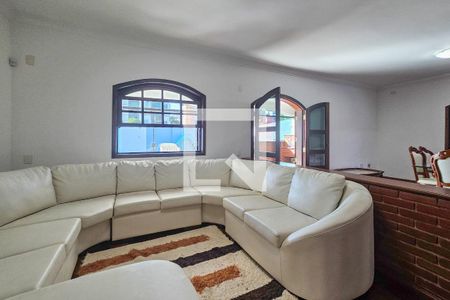 Sala de casa para alugar com 3 quartos, 398m² em Balneario Cidade Atlantica, Guarujá