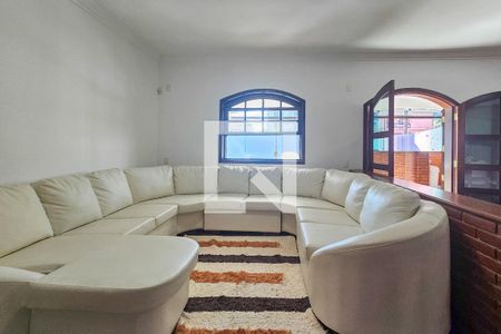 Sala de casa para alugar com 3 quartos, 398m² em Balneario Cidade Atlantica, Guarujá