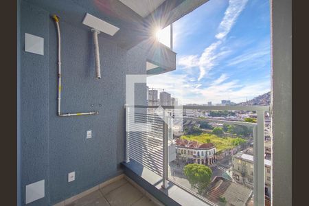 Varanda do Studio de kitnet/studio à venda com 1 quarto, 32m² em Santo Cristo, Rio de Janeiro