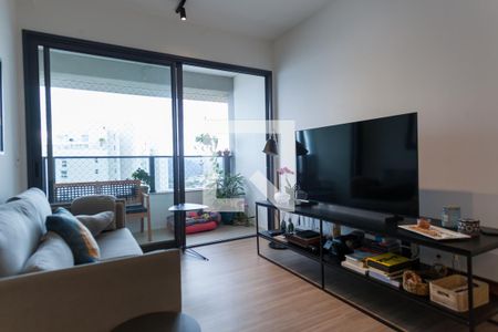 Sala de TV de apartamento para alugar com 2 quartos, 76m² em Vila da Serra, Nova Lima
