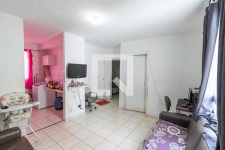 Sala de apartamento à venda com 2 quartos, 44m² em Nacional, Contagem